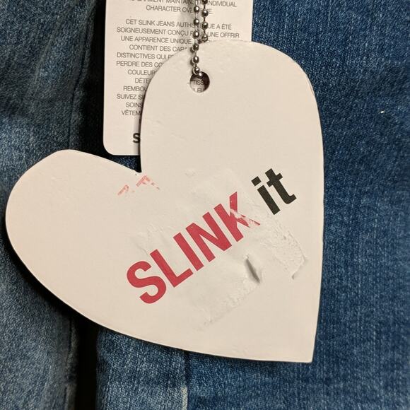 Slink Jeans Front Button Jean Jacket - Sz M - NWT - Picture 15 of 16